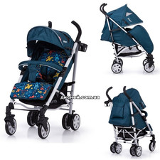 Коляска прогулочная CRL-10101/1 Aviation Blue, Carrello Allegro, лен